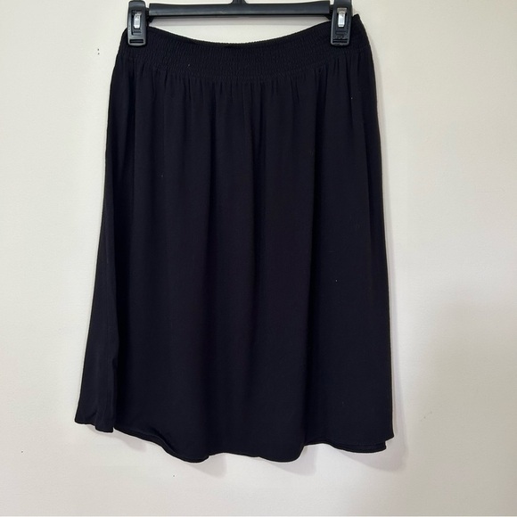 Rebecca Taylor Black Knee Length Skirt in Black sz 0 - Picture 1 of 3